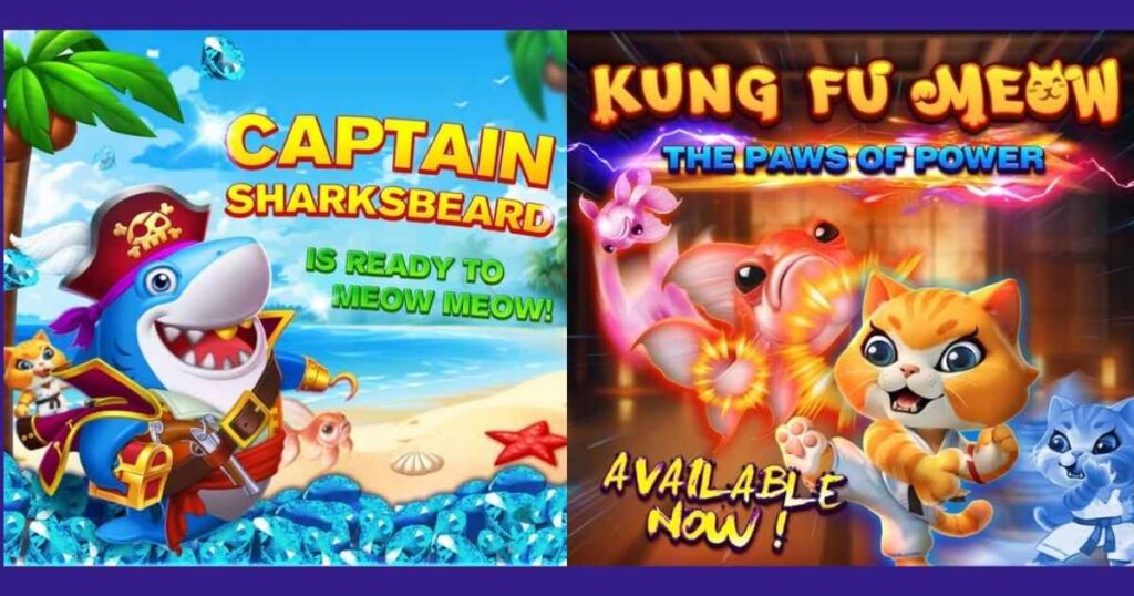 kung fu meow and captain sharkbeard